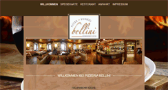 Desktop Screenshot of bellini-pizzeria.de