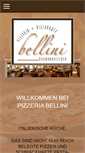 Mobile Screenshot of bellini-pizzeria.de