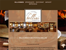 Tablet Screenshot of bellini-pizzeria.de